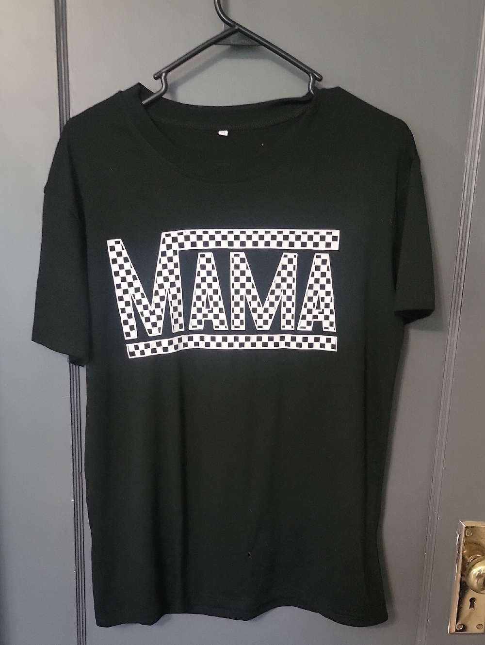 Black MAMA Graphic Tee - Unbranded